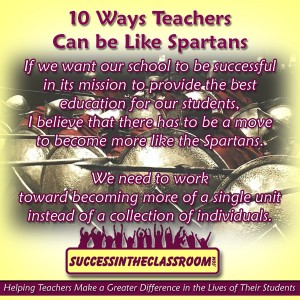 Ten Ways How Teachers Can be Like Spartans